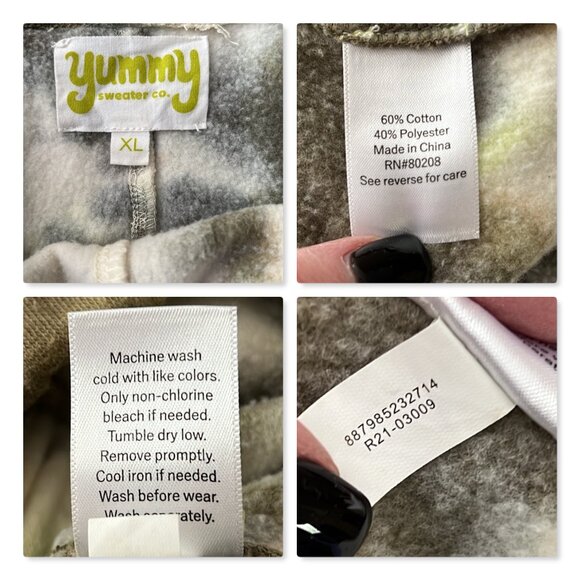 Yummy Sweater Co. Jogger Sweatpants Sz XL - Picture 6 of 8